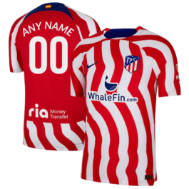 Atlético de Madrid Home Vapor Match Shirt 2022-23 Custom Jersey