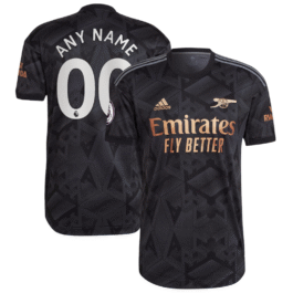 Arsenal 2022/23 Away Customized Jersey – Black
