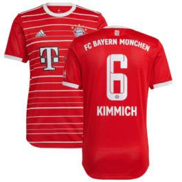 FC Bayern Munich Home Shirt 2022-23 with Kimmich 6 printing Jersey – All Genders