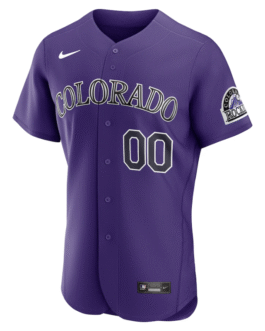 Colorado Rockies Purple Alternate Custom Jersey – All Genders