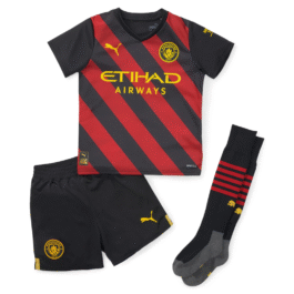Manchester City Away Kids Kit 2022-23 Custom jersey