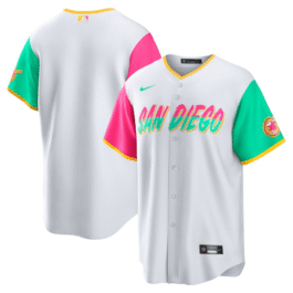 San Diego Padres White 2022 City Connect Team Custom Jersey – Any Name