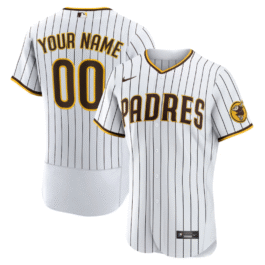 San Diego Padres White Home Custom Jersey
