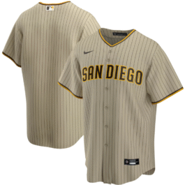 San Diego Padres Tan Alternate Team Custom Jersey – Any Name
