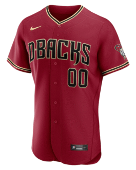 Arizona Diamondbacks Crimson Custom Jersey – All Genders