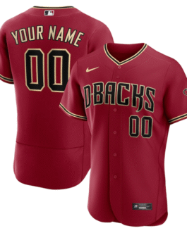 Arizona Diamondbacks Crimson Custom Jersey – All Genders