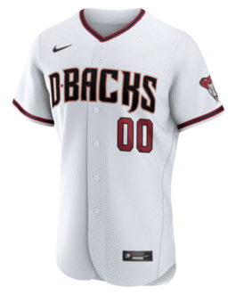 Arizona Diamondbacks White Custom Jersey –