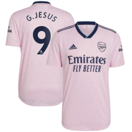 Arsenal Third Shirt 2022-23 with G.Jesus 9 printing Player Jersey – All Genders