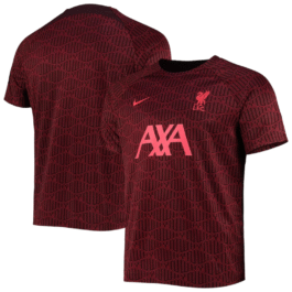 Liverpool Pre-Match Top 2022-23 Custom Jersey – Red