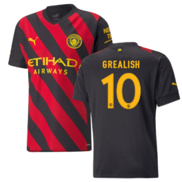 Manchester City Away Shirt 2022-23 with Grealish 10 printing Jersey Pro