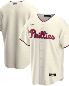 Philadelphia Phillies Cream Alternate Team Custom Jersey
