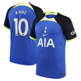 Harry Kane 10 printing Tottenham Hotspur 2022/23 Away Breathe Stadium Player Jersey – Blue