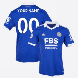 Leicester City Home Shirt 2022/23 Custom Jersey Unisex – Blue