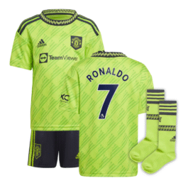 Manchester United Third Kit 2022-23 with Jersey Ronaldo 7 printing