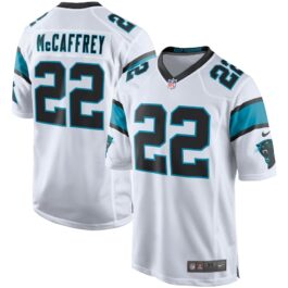 Christian McCaffrey Carolina Panthers Game Jersey Unisex – White