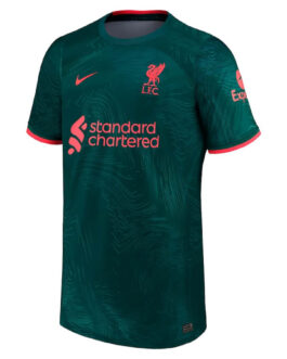 Liverpool Third Stadium Shirt 2022-23 customized Jersey Unisex – Green