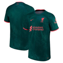 Liverpool Third Stadium Shirt 2022-23 customized Jersey Unisex – Green