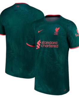 Liverpool Third Stadium Shirt 2022-23 customized Jersey Unisex – Green