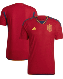 Spain Home Jersey 2022-2023 Qatar World Cup Customized Shirt Unisex – Red