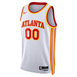 Atlanta Hawks Unisex 2022/23 Swingman Custom Jersey White – Association Edition