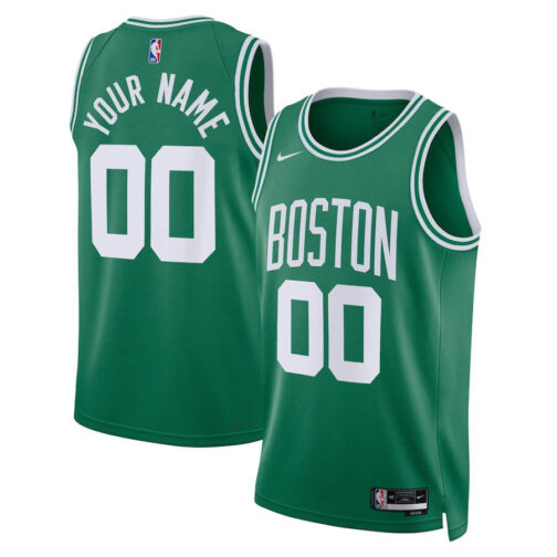 Boston Celtics Unisex 2022/23 Swingman Customized Jersey Kelly Green - Icon Edition