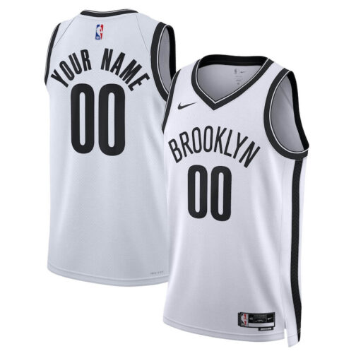 Brooklyn Nets Unisex 202223 Swingman Custom Jersey White - Association Edition