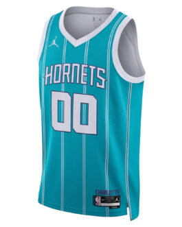 Charlotte Hornets Unisex 2022/23 Swingman Custom Jersey Teal – Icon Edition