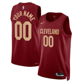 Cleveland Cavaliers Unisex 2022/23 Swingman Custom Jersey Wine – Icon Edition