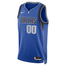 Dallas Mavericks Unisex 2022/23 Swingman Custom Jersey Royal – Icon Edition