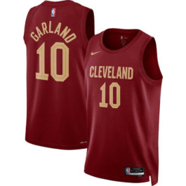 Darius Garland Cleveland Cavaliers 2022/23 Swingman Jersey Wine – Icon Edition