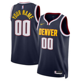 Denver Nuggets Unisex 2022/23 Swingman Custom Jersey Navy – Icon Edition