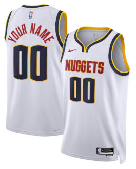 Denver Nuggets Unisex 2022/23 Swingman Custom Jersey White – Association Edition