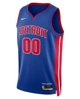 Detroit Pistons Unisex 2022/23 Swingman Custom Jersey Blue – Icon Edition