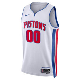 Detroit Pistons Unisex 2022/23 Swingman Custom Jersey White – Association Edition