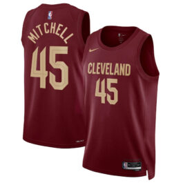 Donovan Mitchell Cleveland Cavaliers  Unisex 2022/23 Swingman Jersey – Icon Edition – Burgundy