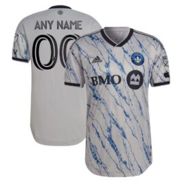 CF Montreal Unisex Gray 2023/24 Secondary Custom Jersey