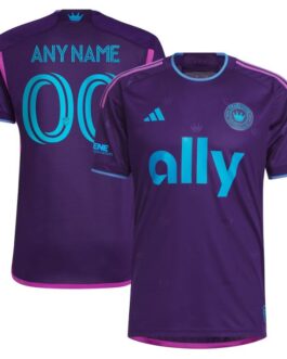Charlotte FC Unisex Shirt Purple 2023 Crown Jewel Kit Custom Jersey