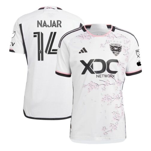 D.C. United Andy Najar Unisex White 2023/24 Player Jersey