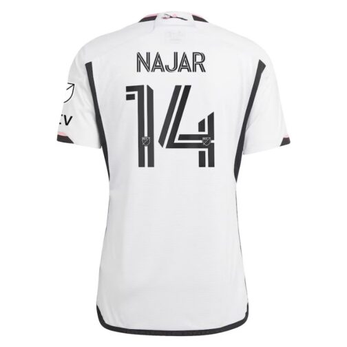 D.C. United Andy Najar Unisex White 2023/24 Player Jersey - Image 3