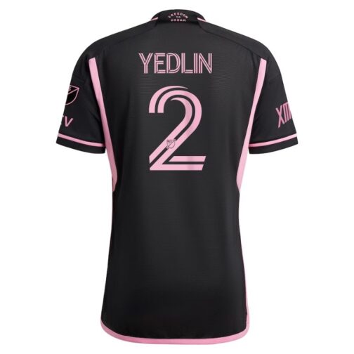 Inter Miami CF DeAndre Yedlin Unisex Black 2023/24 Player Jersey - Image 3