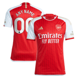 Arsenal Team 2023/24 Home Custom Jersey – Red