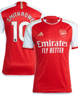 Emile Smith Rowe Arsenal Shirt 2023/24 Home Player Jersey – Red