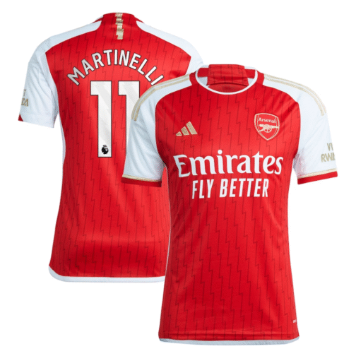 Gabriel Martinelli Arsenal Shirt 2023/24 Home Player Jersey - Red