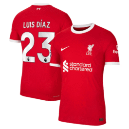 Luis Díaz Liverpool Nike Shirt 2023/24 Home Player Jersey – Red