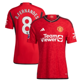 Bruno Fernandes Manchester United adidas 2023/24 Home Player Jersey – Red