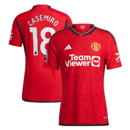 Casemiro Manchester United adidas 2023/24 Home Player Jersey – Red