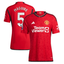 Harry Maguire Manchester United adidas 2023/24 Home Player Jersey – Red