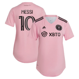 Lionel Messi Inter Miami CF adidas Women’s 2023 The Heart Beat Kit Replica Jersey – Pink
