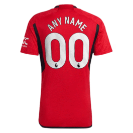 Manchester United adidas 2023/24 Home Custom Jersey – Red