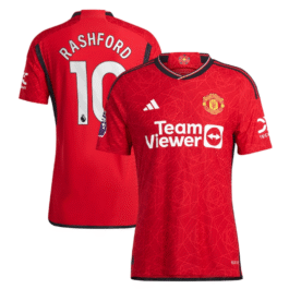 Marcus Rashford Manchester United adidas 2023/24 Home Player Jersey – Red